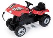 Smoby Farmer XL polkutraktori + peräkärry hinta ja tiedot | Poikien lelut | hobbyhall.fi