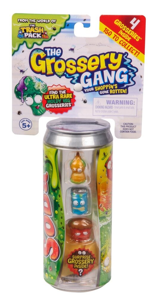 GROSSERY GANG lelu hahmo setti Reegular Pack, 4 pcs hinta ja tiedot | Poikien lelut | hobbyhall.fi