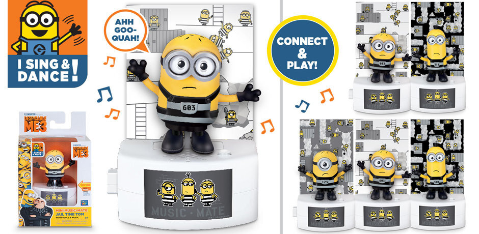 DESPICABLE ME lelu hahmo Music Mates hinta ja tiedot | Poikien lelut | hobbyhall.fi