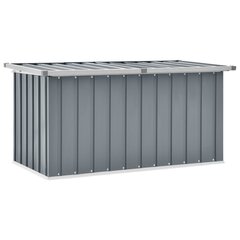 Puutarhan varastoarkku harmaa 129x67x65 cm hinta ja tiedot | Kompostorit ja jäteastiat | hobbyhall.fi