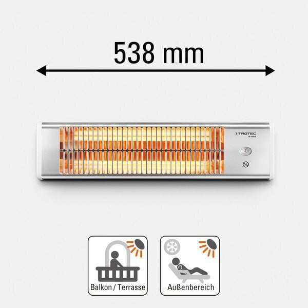 Kvartsi -infrapunalämmitin Trotec IRS 1200 S hinta ja tiedot | Lämmittimet | hobbyhall.fi