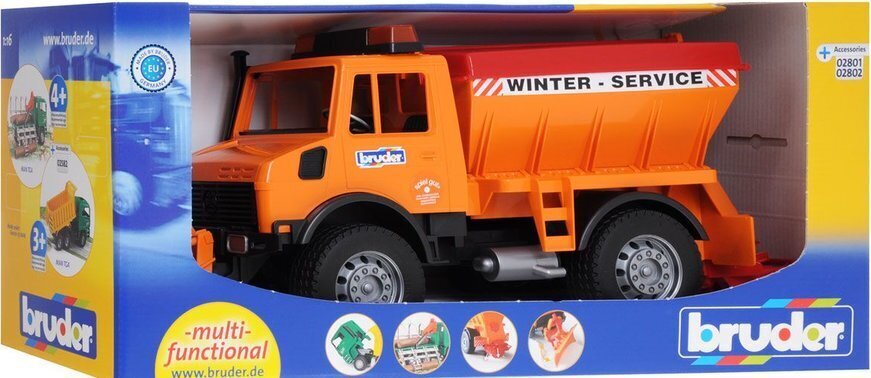 Bruder MB Unimog -lumiaura-auto hinta ja tiedot | Poikien lelut | hobbyhall.fi