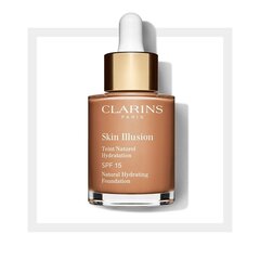 Kosteuttava nestemäinen meikkivoide Clarins Skin Illusion SPF 15 30 ml, 112,3 Sandalwood hinta ja tiedot | Meikkivoiteet ja puuterit | hobbyhall.fi