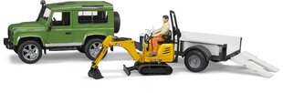 Bruder Land Rower -traileri + JCB- kaivurikuormaaja hinta ja tiedot | Bruder Lapset | hobbyhall.fi