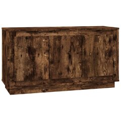 Sivukaappi, savutammi, 102x35x55cm, käsitelty puu hinta ja tiedot | Olohuoneen kaapit ja lipastot | hobbyhall.fi