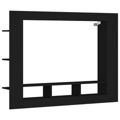 TV-taso musta 152x22x113 cm tekninen puu hinta ja tiedot | TV-tasot | hobbyhall.fi