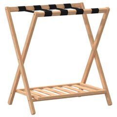 Matkalaukkuteline 68x38x58 cm bambu hinta ja tiedot | Hyllyt | hobbyhall.fi