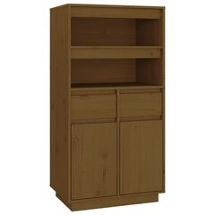 Kaappi hunajanruskea 60x40x116,5 cm täysi mänty hinta ja tiedot | Lipastot | hobbyhall.fi