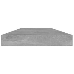 Kirjahyllytasot 8 kpl betoninharmaa 40x10x1,5 cm lastulevy hinta ja tiedot | Hyllyt | hobbyhall.fi