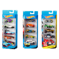 Mattel 01806 Hot Wheels - 5 pikkuautoa 1:64 hinta ja tiedot | Hot Wheels Lelut | hobbyhall.fi