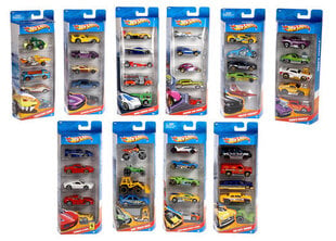 Mattel 01806 Hot Wheels - 5 pikkuautoa 1:64 hinta ja tiedot | Hot Wheels Lelut | hobbyhall.fi