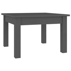 Sohvapöytä harmaa 45x45x30 cm täysi mänty hinta ja tiedot | Sohvapöydät | hobbyhall.fi