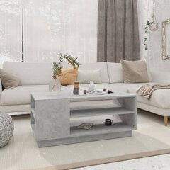 Sohvapöytä betoninharmaa 102x55x43 cm lastulevy hinta ja tiedot | Sohvapöydät | hobbyhall.fi