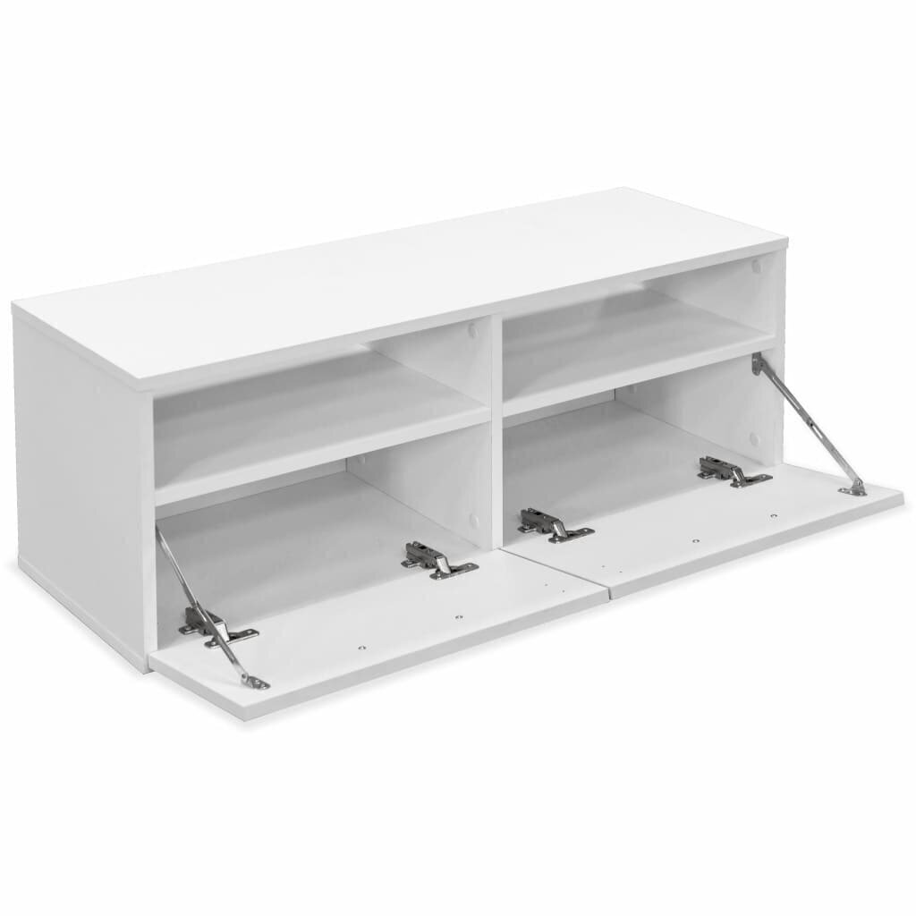 TV-taso Lastulevy 95x35x36 cm Valkoinen hinta ja tiedot | TV-tasot | hobbyhall.fi