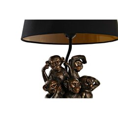 Pöytävalaisin DKD Home Decor apina, musta, kulta, 31 x 31 x 48 cm hinta ja tiedot | Pöytävalaisimet | hobbyhall.fi