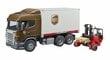 Scania R Forklift UPS-kontti hinta ja tiedot | Poikien lelut | hobbyhall.fi