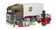 Scania R Forklift UPS-kontti hinta ja tiedot | Poikien lelut | hobbyhall.fi