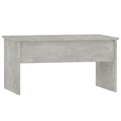 Sohvapöytä betoninharmaa 80x50,5x41,5 cm tekninen puu hinta ja tiedot | Sohvapöydät | hobbyhall.fi