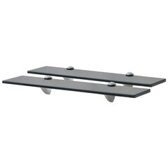 Kelluvat hyllyt 2 kpl lasi 50x10 cm 8 mm hinta ja tiedot | Hyllyt | hobbyhall.fi