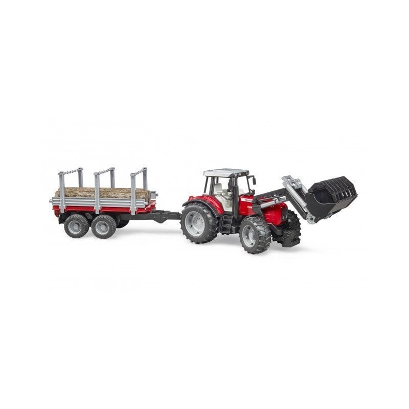 Massey Ferguson -traktoriajoneuvo perävaunulla hinta ja tiedot | Poikien lelut | hobbyhall.fi