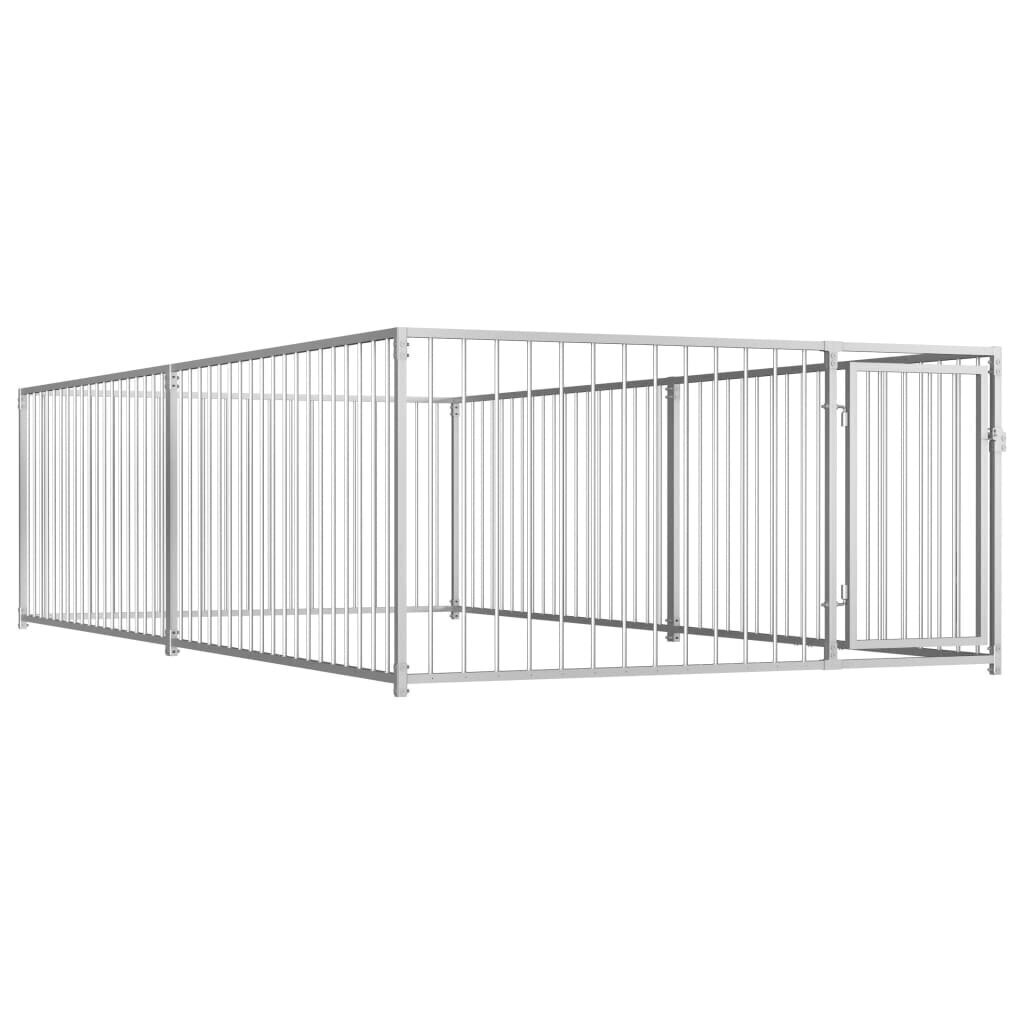 Koiran ulkohäkki 200x400x100 cm hinta ja tiedot | Kuljetushäkit ja kuljetuslaatikot | hobbyhall.fi