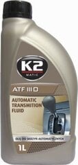 K2 ATF III D vaihteistoöljy, 1L. hinta ja tiedot | K2 Autotuotteet | hobbyhall.fi