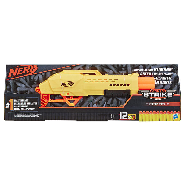 Pyssy, HASBRO NERF Alpha StrikeTIGER DB 2 hinta ja tiedot | Poikien lelut | hobbyhall.fi