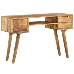 Kirjoituspöytä kiinteä mangopuu 115x47x76 cm hinta ja tiedot | Tietokonepöydät ja työpöydät | hobbyhall.fi