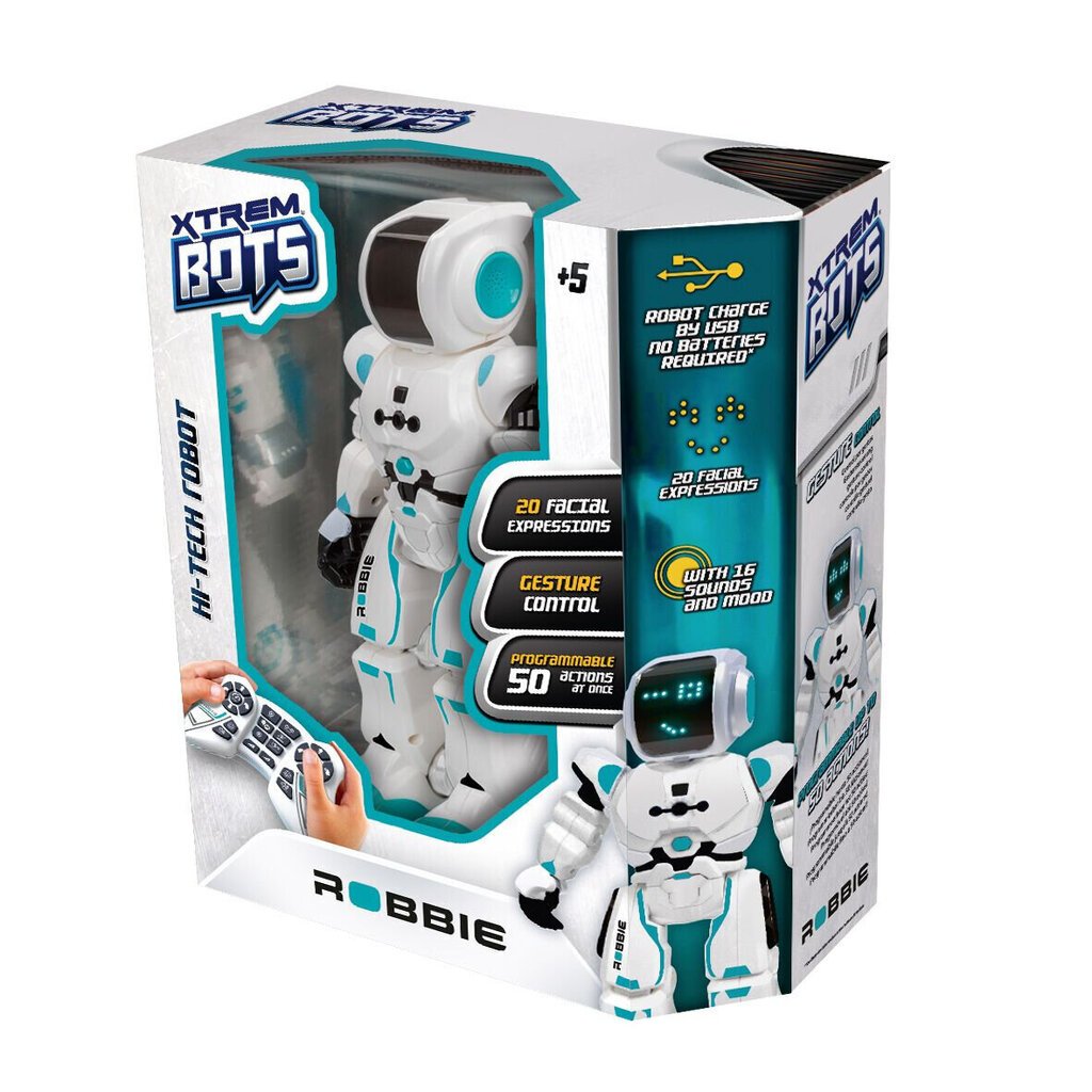 Blue Rocket Robotti Robbie hinta ja tiedot | Poikien lelut | hobbyhall.fi