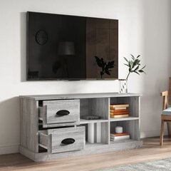 TV-taso harmaa Sonoma 102x35,5x47,5 cm tekninen puu hinta ja tiedot | TV-tasot | hobbyhall.fi