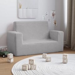 Kahden istuttava Lasten sohva , harmaa hinta ja tiedot | Lasten nojatuolit ja säkkituolit | hobbyhall.fi