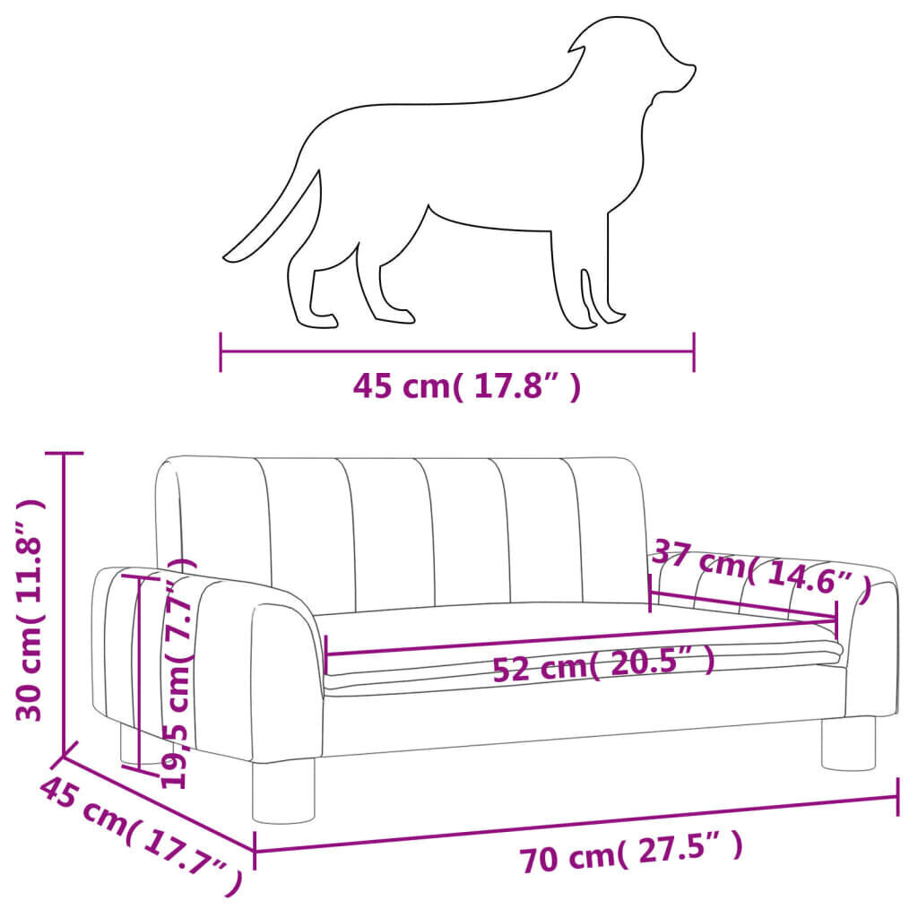 Kangassänky koirille , 70x45x30 cm hinta ja tiedot | Pedit ja pesät | hobbyhall.fi