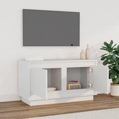 TV-taso valkoinen 80x35x45 cm tekninen puu hinta ja tiedot | TV-tasot | hobbyhall.fi