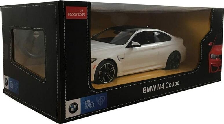 Auto BMW M4 1:14 RTR Rastar. hinta ja tiedot | Poikien lelut | hobbyhall.fi