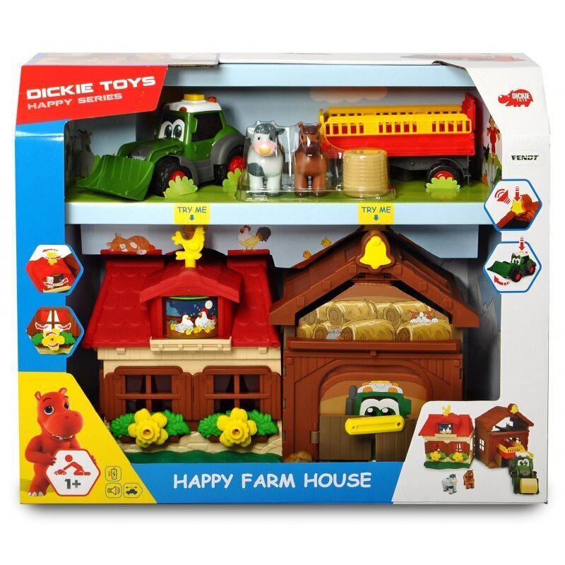 Maalaistalo ja traktori Simba Dickey Toys hinta ja tiedot | Poikien lelut | hobbyhall.fi