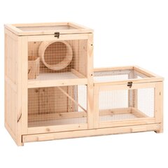 Puinen hamsterin häkki , 81x40x60cm hinta ja tiedot | Kuljetushäkit ja kuljetuslaatikot | hobbyhall.fi