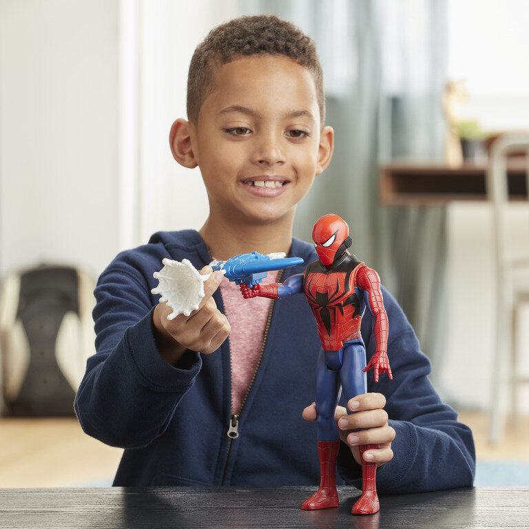 SPIDER-MAN Titan Hero Blast Gear Hämähäkkimies-hahmo hinta ja tiedot | Poikien lelut | hobbyhall.fi