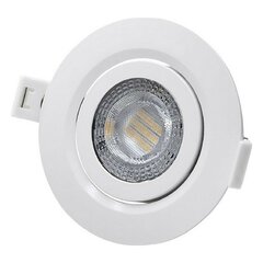LED-lamppu EDM Upotettava Valkoinen 9 W 806 lm (6400 K) (9 x 2,7 cm) hinta ja tiedot | Upotettavat valaisimet ja LED-valaisimet | hobbyhall.fi