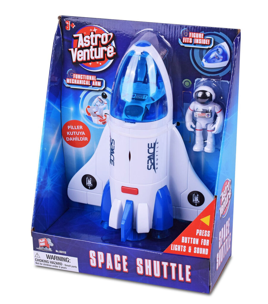 PLAYMIND Astro Venture Avaruussukkula hinta ja tiedot | Poikien lelut | hobbyhall.fi