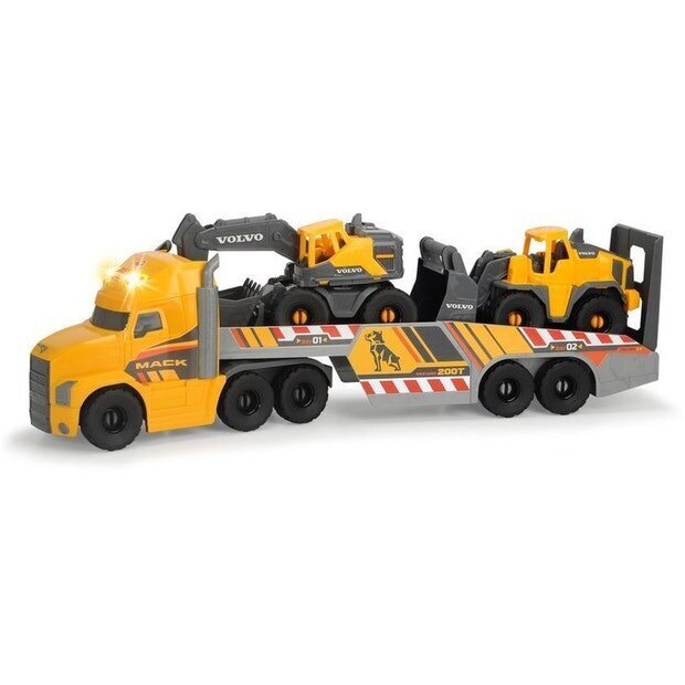 Simba Dickie Toys kuorma-auto Mack/Volvo Heavy Loader hinta ja tiedot | Poikien lelut | hobbyhall.fi