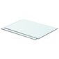 Hyllyt 2 kpl kirkas lasi 50x30 cm hinta ja tiedot | Hyllyt | hobbyhall.fi