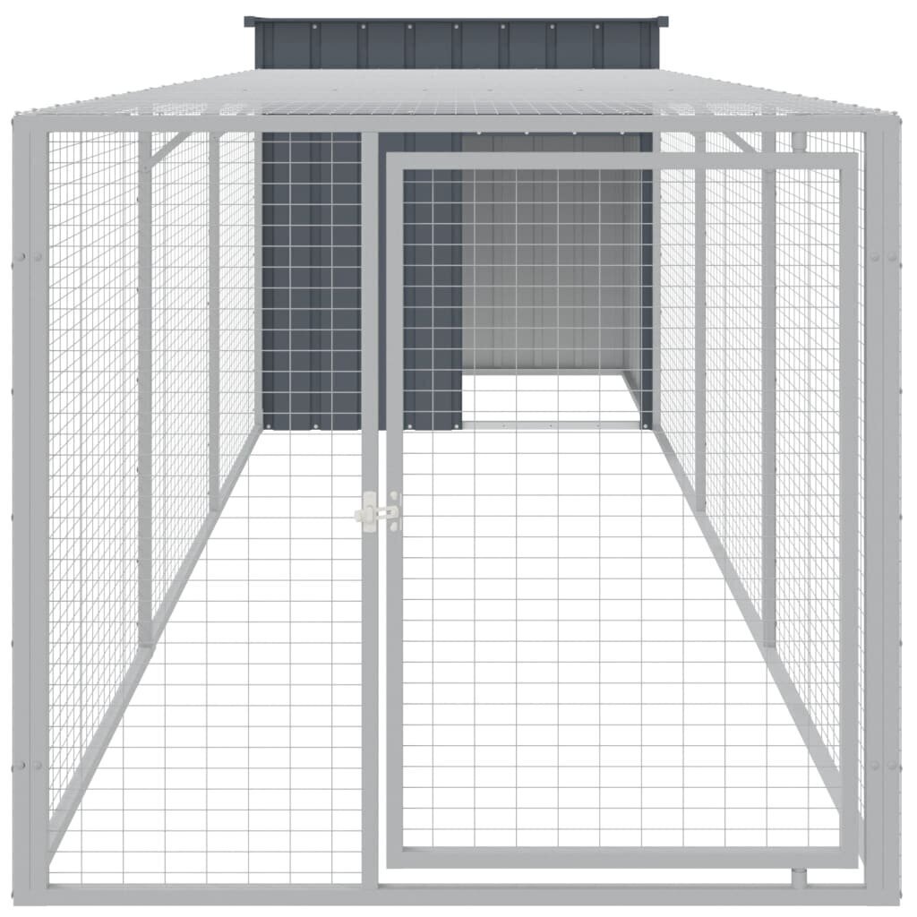 Kanakoppi/ulkotila antrasiit. 110x1017x110 cm galvanoitu teräs hinta ja tiedot | Kuljetushäkit ja kuljetuslaatikot | hobbyhall.fi