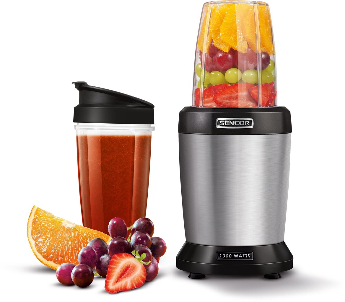 Sencor Nutri Blender tehosekoitin SNB4302SS, ruostumaton teräs hinta ja tiedot | Tehosekoittimet | hobbyhall.fi