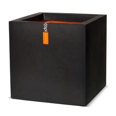 Capi Kukkalaatikko Urban Smooth neliö 50x50x50 cm musta KBL904 hinta ja tiedot | Kukkaruukut | hobbyhall.fi