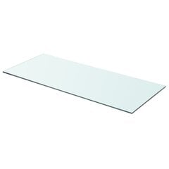 Hyllyt 2 kpl kirkas lasi 70x30 cm hinta ja tiedot | Hyllyt | hobbyhall.fi