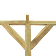 Puinen pergola ryömiville, 2 x 4 x 2,2 m hinta ja tiedot | Kukkatelineet ja kukkapöydät | hobbyhall.fi