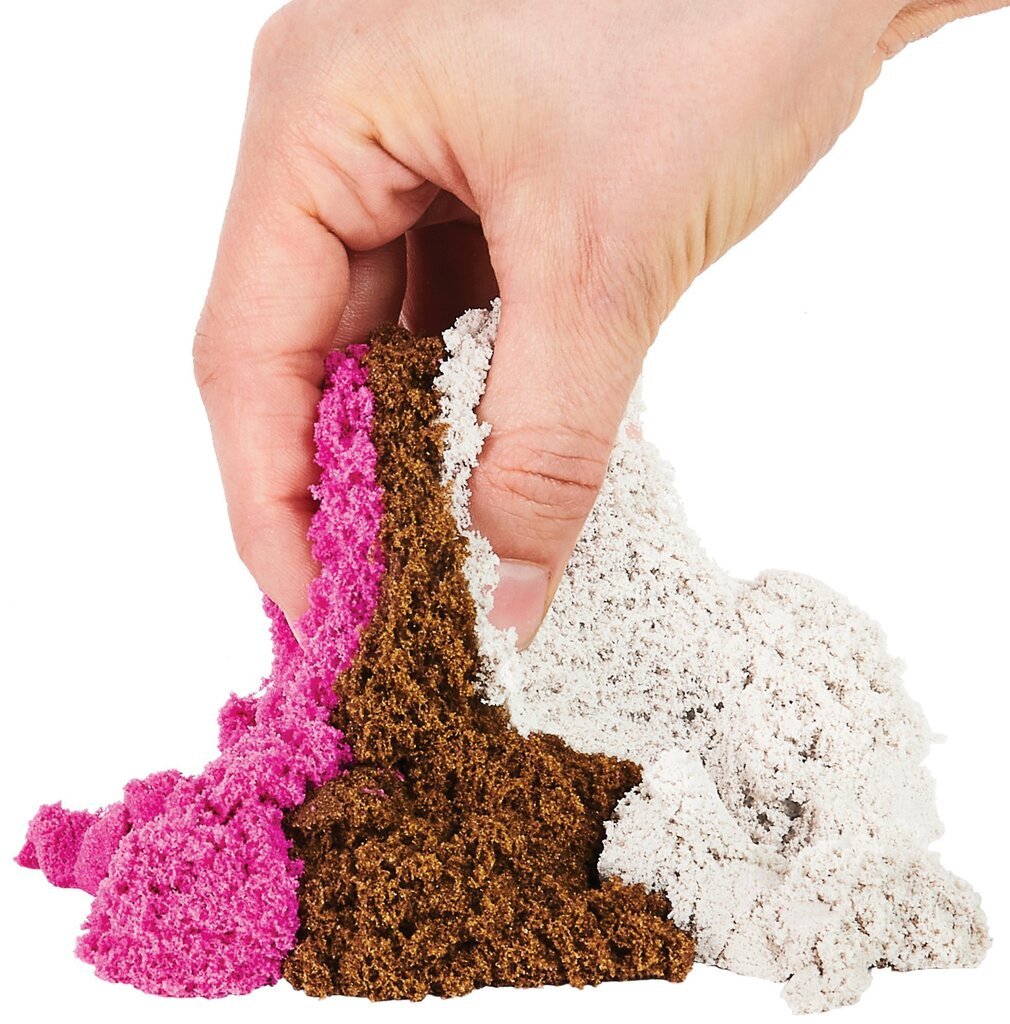 SPIN MASTER KINETIC SAND Jäätelöherkut-taikahiekkasetti hinta ja tiedot | Kehittävät lelut | hobbyhall.fi