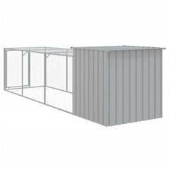 Kanakoppi/ulkotila v.harmaa 110x609x110 cm galvanoitu teräs hinta ja tiedot | Kuljetushäkit ja kuljetuslaatikot | hobbyhall.fi