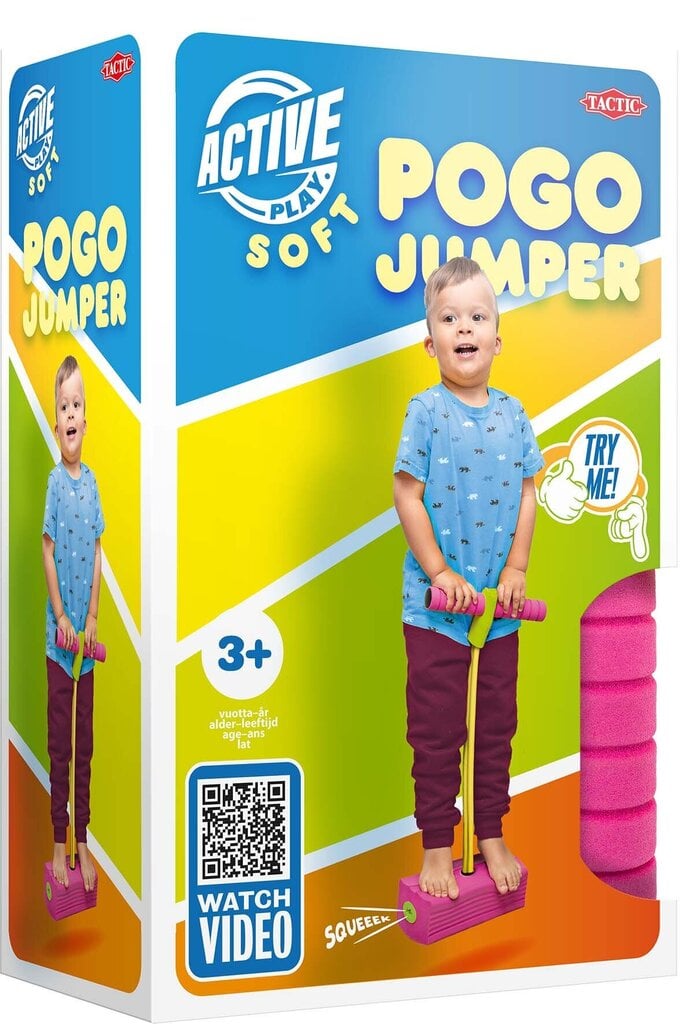 TACTIC Active Play Soft Pehmeä pogo-hyppääjä hinta ja tiedot | Poikien lelut | hobbyhall.fi