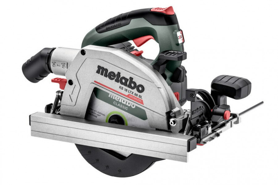 Akkusaha KS 18 LTX 66 BL runko, metaBOX340, Metabo hinta ja tiedot | Sahat ja sirkkelit | hobbyhall.fi